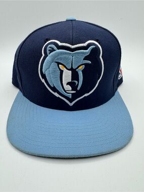 Memphis Grizzlies Mitchell & Ness Core Basic Snapback Hat Navy Blue NBA